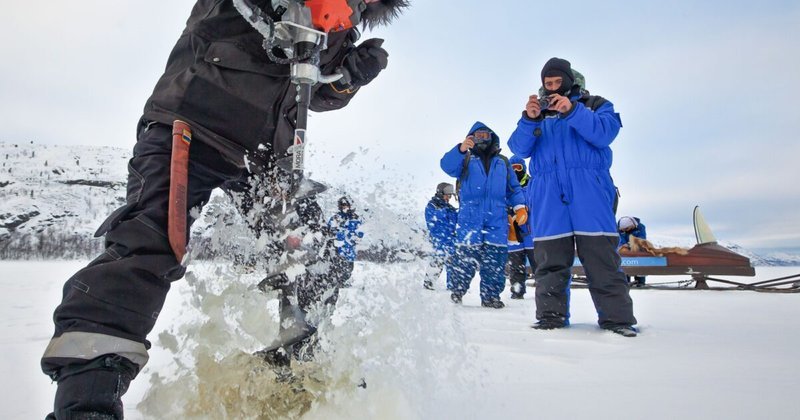 Discover ice fishing casino